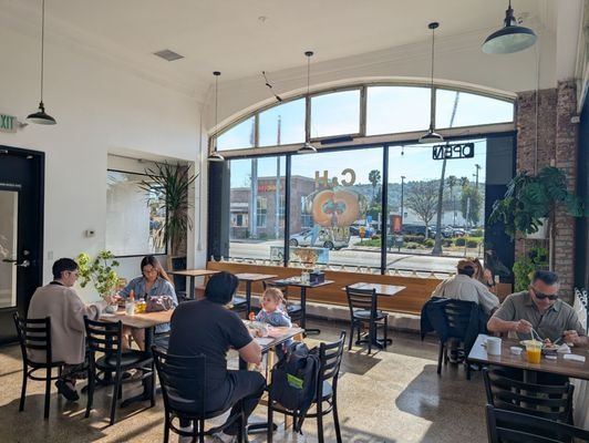 Dining room at the C&H Cafeteria Durham location
